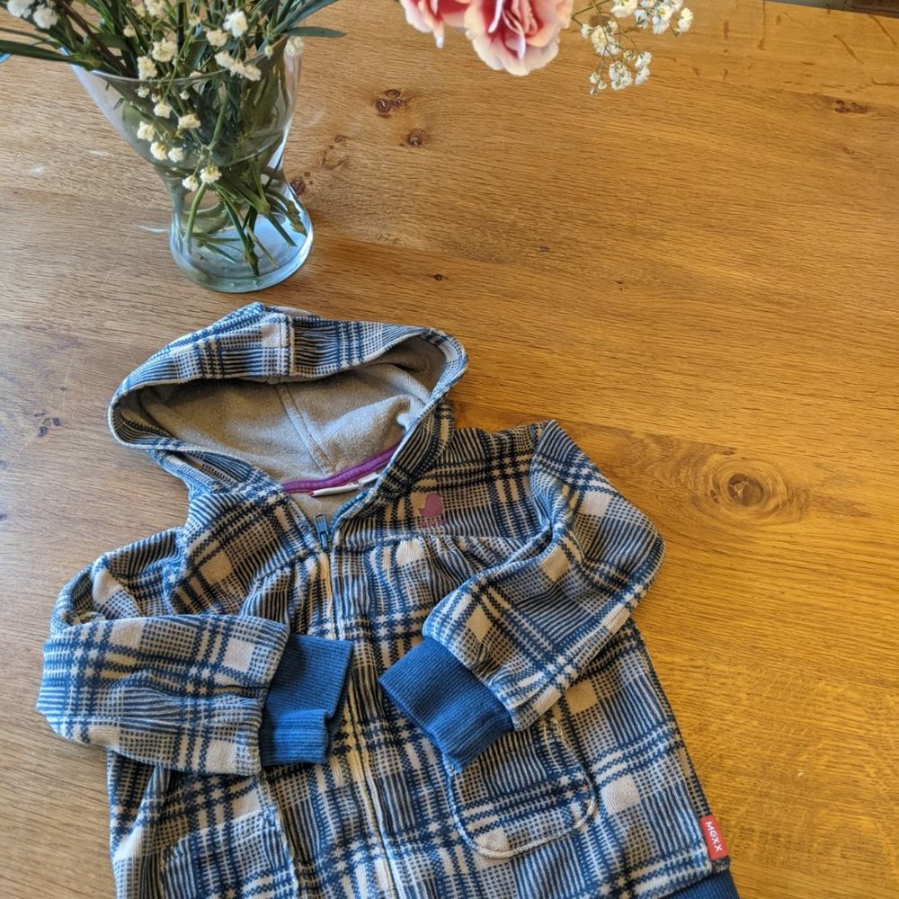 Mexx hooded zip up jacket size 80cm